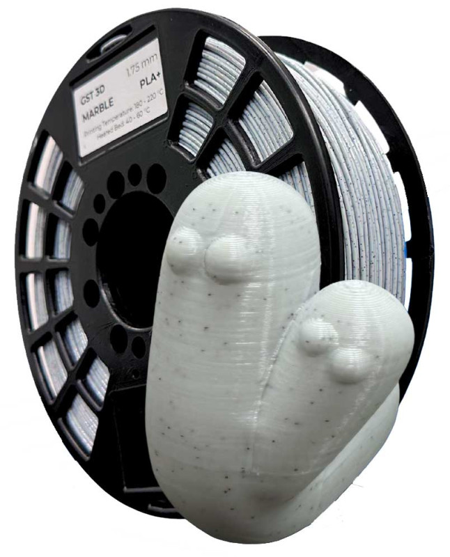 PLA+ HIGH SPEED 3D PRINT FILAMENT - 1.75 mm - 1 kg - MARMOR