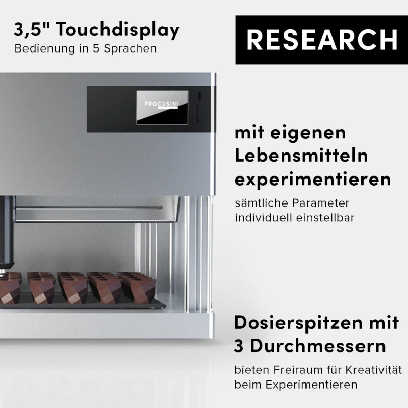 Procusini® Research 3D Lebensmitteldrucker